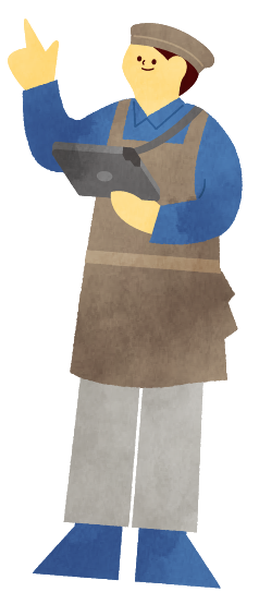 店員イラスト3